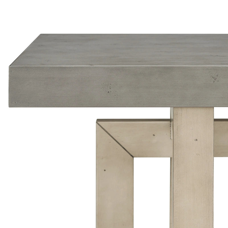 Mesa consola larga y minimalista para recibidor