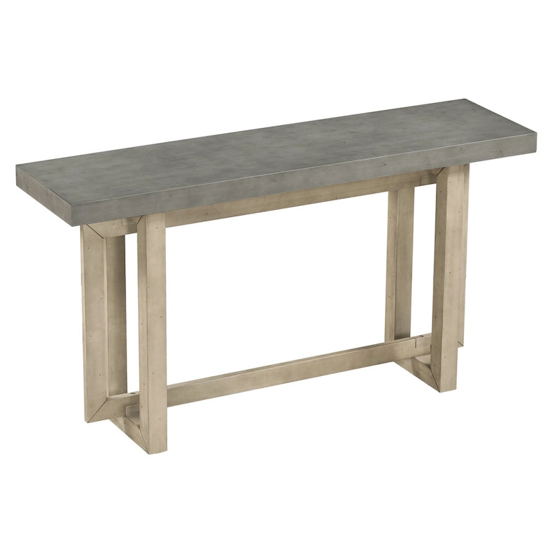 Mesa consola larga y minimalista para recibidor