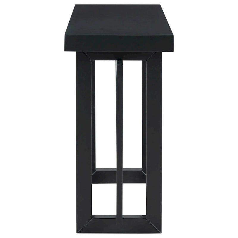 Mesa consola larga y minimalista para recibidor