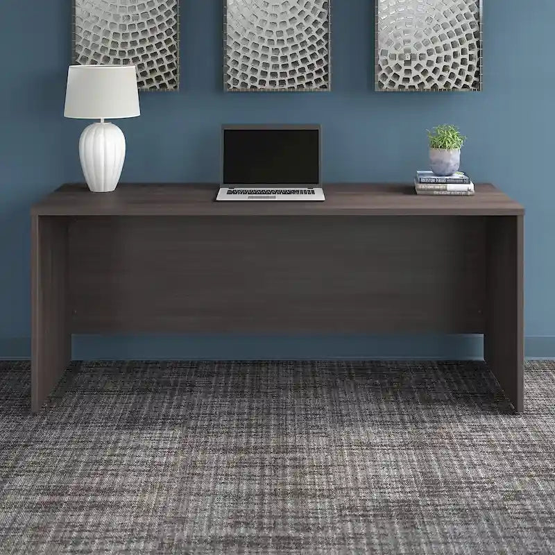 72-Zoll-Sideboard-Schreibtisch mit integrierter Kabelführung