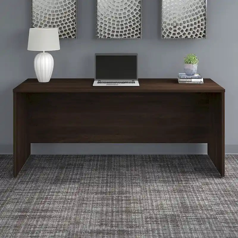 72-Zoll-Sideboard-Schreibtisch mit integrierter Kabelführung