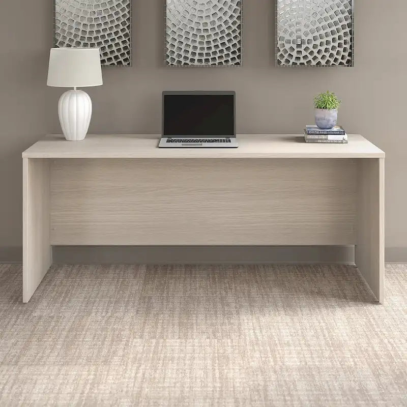 Credenzabureau van 72 inch met ingebouwd kabelmanagement