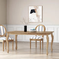 French Country Extendable Dining Table with Butterfly Leaf