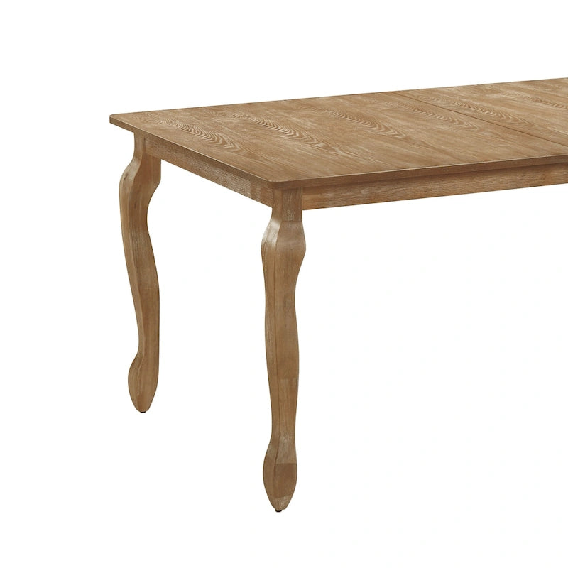 French Country Extendable Dining Table with Butterfly Leaf