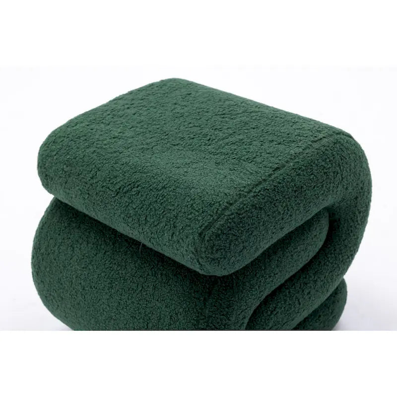 Pouf imbottito a forma di S