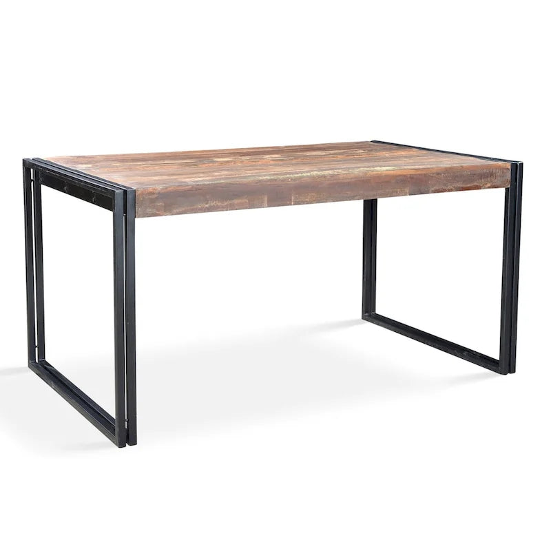 Timbergirl Handmade Old Reclaimed Wood Dining Table (India)