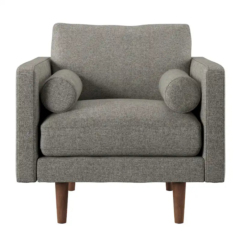Sessel im Mid-Century-Stil mit Lendenkissen