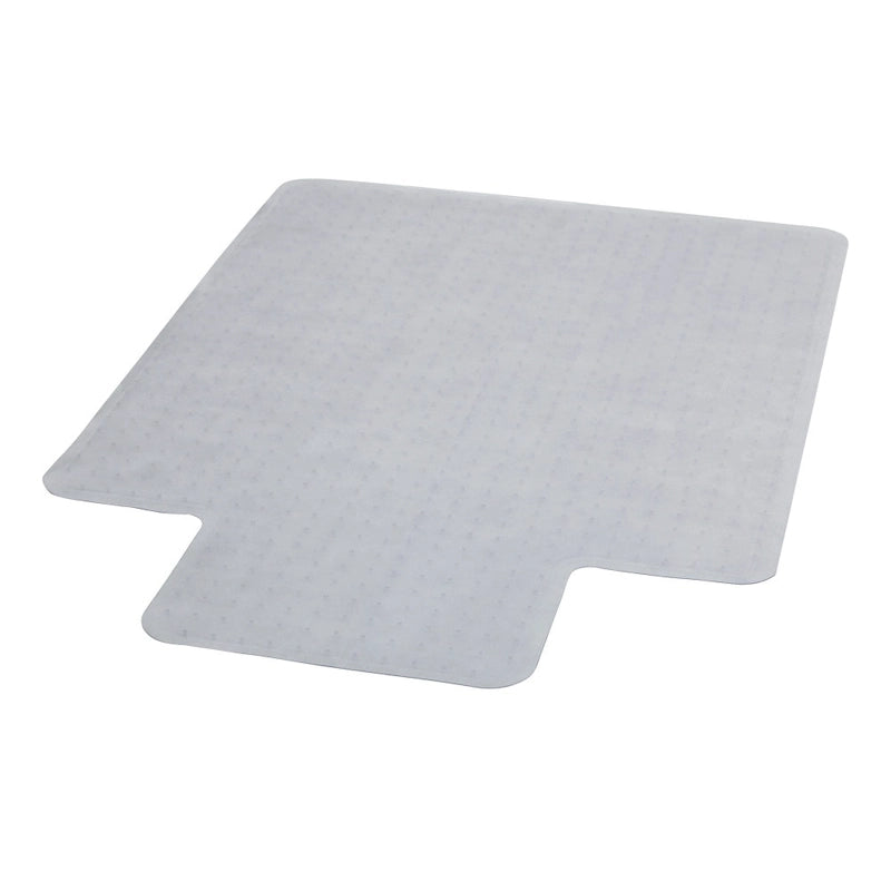 Tappetino trasparente per sedia da 45 x 53 pollici in vinile, con linguetta