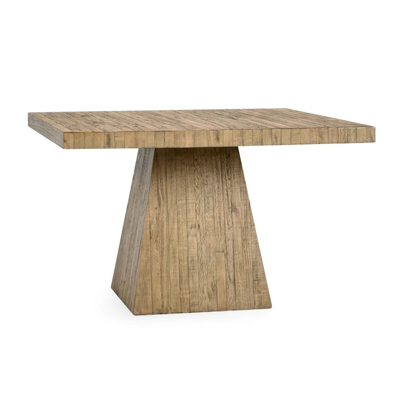 Quadratischer Esstisch aus recyceltem Kiefernholz, 48 Inch