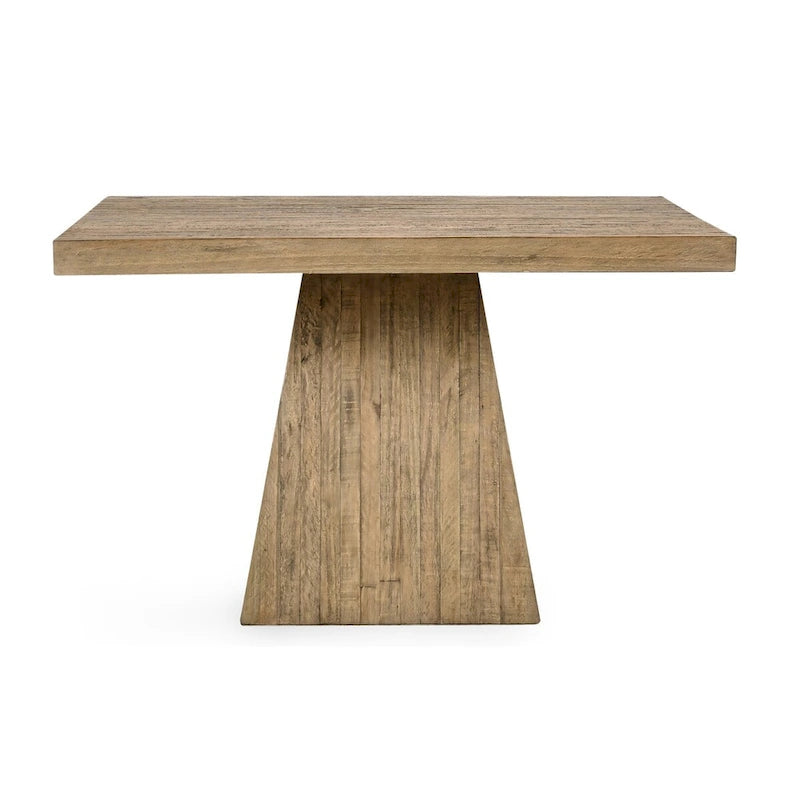 Quadratischer Esstisch aus recyceltem Kiefernholz, 48 Inch