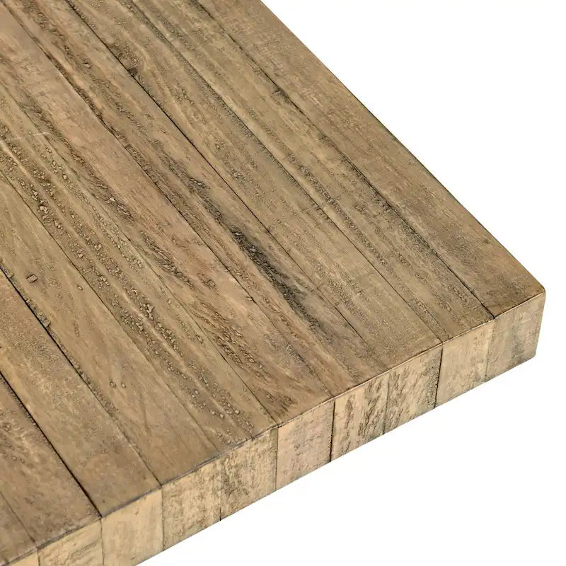 Quadratischer Esstisch aus recyceltem Kiefernholz, 48 Inch