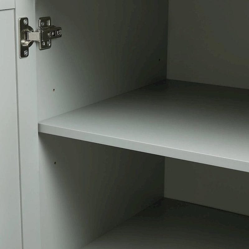 Armario alto de almacenamiento de 72 pulgadas con puertas y cajones